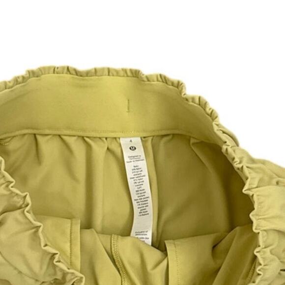 Lululemon Keep Moving Full Length Jogger Finch Yellow Size Women's 4 - Picture 4 of 4